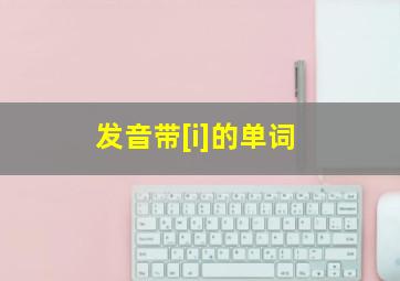 发音带[i]的单词